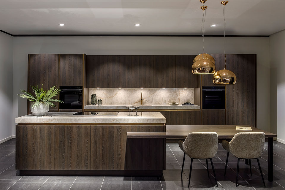 Keuken met kookeiland