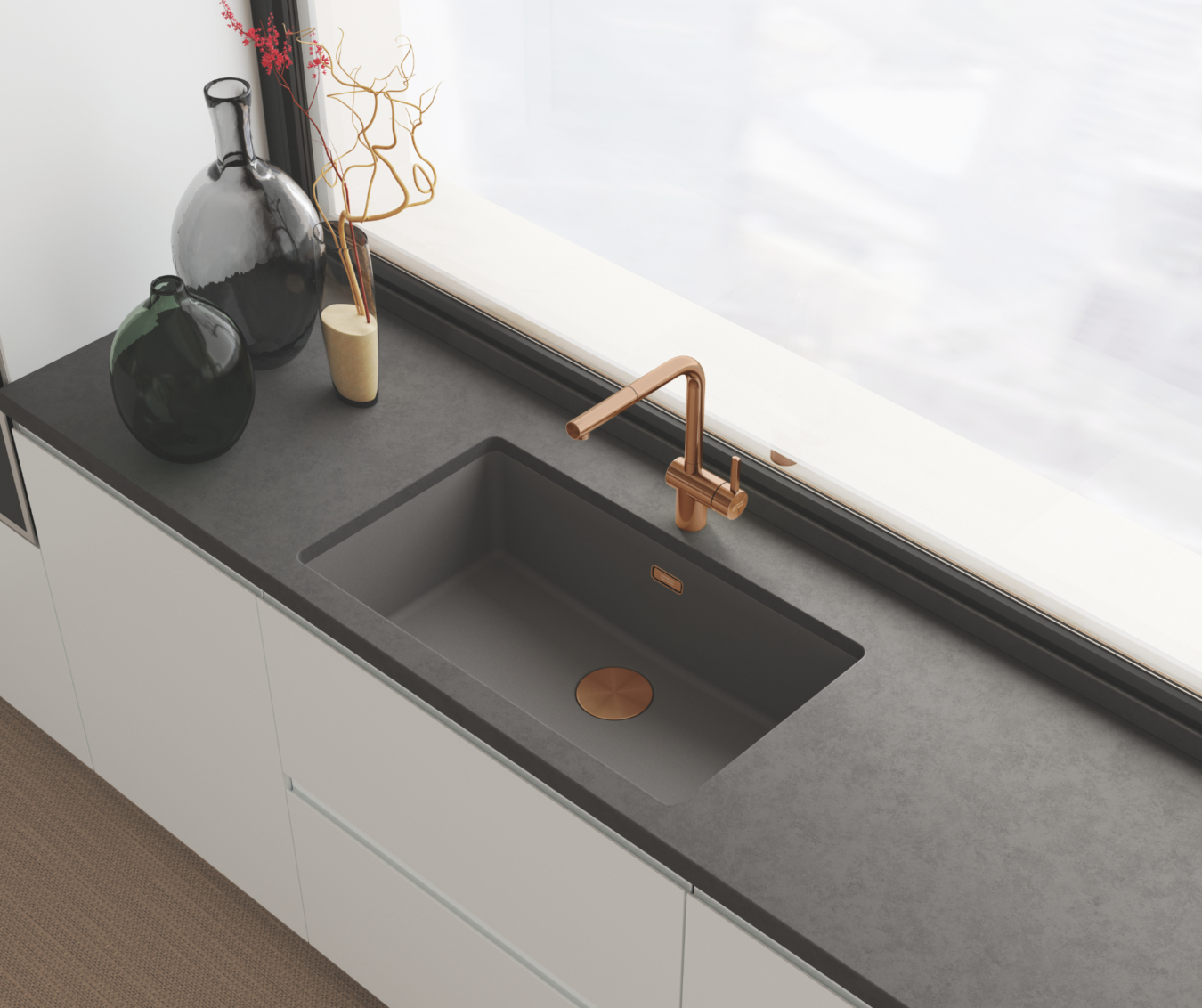 Franke Slate Grey spoelbak