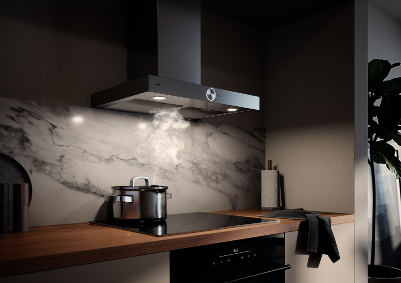 ATAG afzuigkap zwart